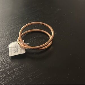 Crate&Barrel Copper Napkin Rings